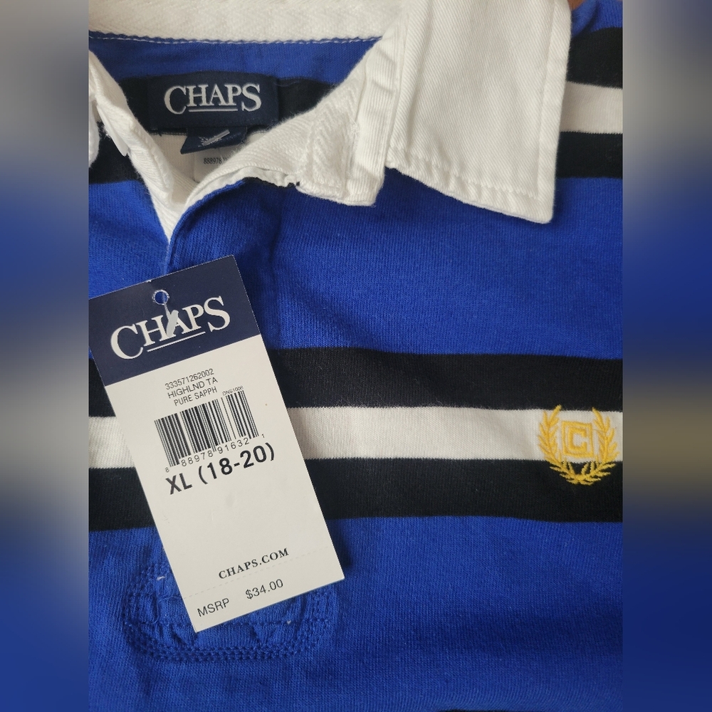 Chaps Collared Long Sleeves - Picture 3 of 3